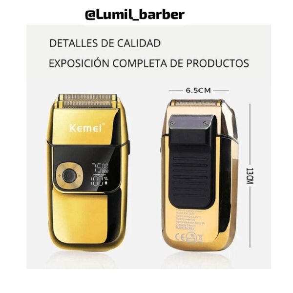 ✨ Kemei KM-2028 – Shaver 2 en 1 Profesional con Estilo y Funcionalidad ✨ - Imagen 4