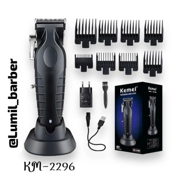 🔥 Kemei KM-2296 – Cortadora Profesional con Estilo y Precisión 🔥 - Imagen 4